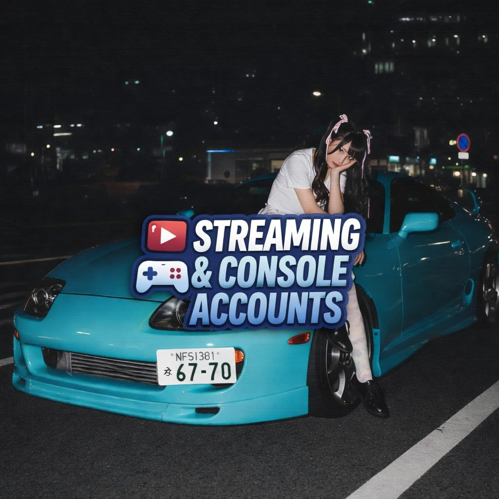 Streaming and console accounts